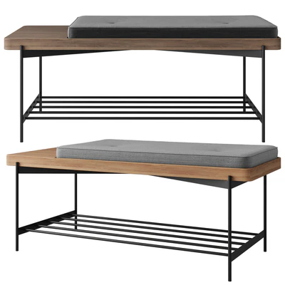 Bench with ledge EASY — descargar