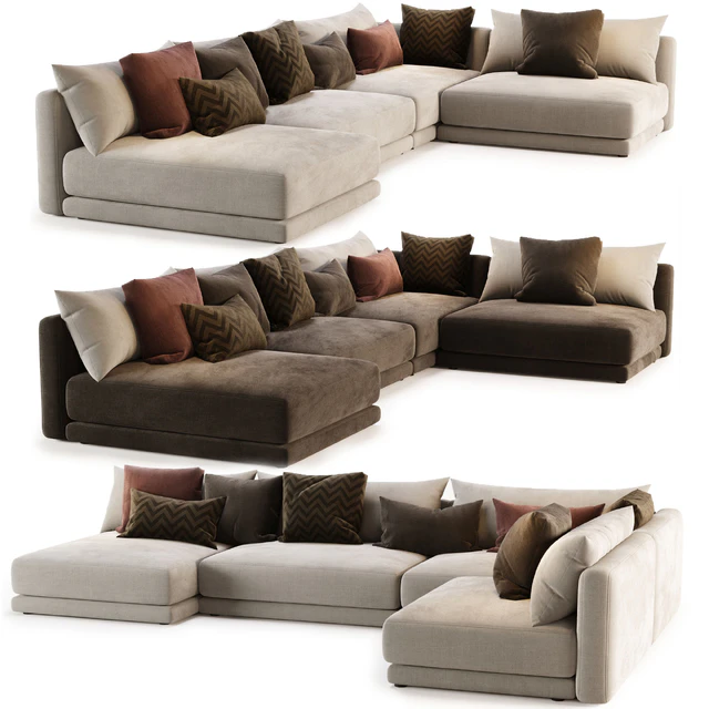 Katarina Corner Couch Sofa By Blanche — Descargar