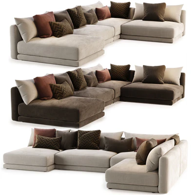 Katarina Corner Couch Sofa By Blanche — Ver 1