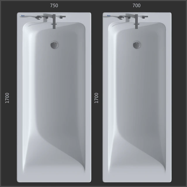 Roca Easy bathtub Article: 248178000 — Descargar