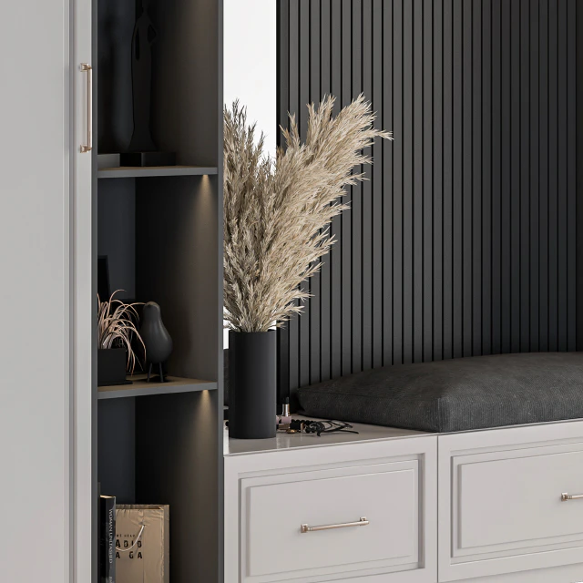 Hallway 06 - Gray and Black Set — Скачать