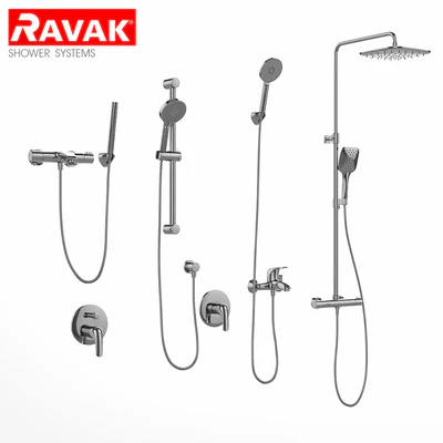 Bath and shower faucets Ravak set 07 — Ver 1