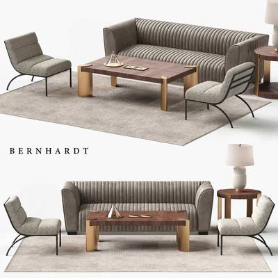 BERNHARDT Kent Sofa Set — Ver 1