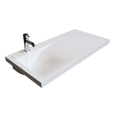 Умывальник Цвет&Стиль Сиеста 100 и cмеситель VitrA Minimax S — Вид 2