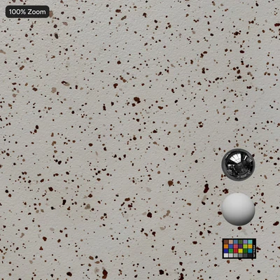 terrazzo glazed ceramic pottery texture white — Ver 2