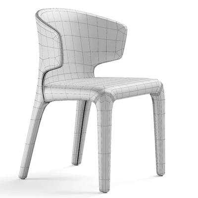 Zuster Husk Cassina Hola 367 Leather Dining Chair — Вид 2
