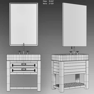 MERCANTILE CONSOLE WASHSTAND — Вид 2