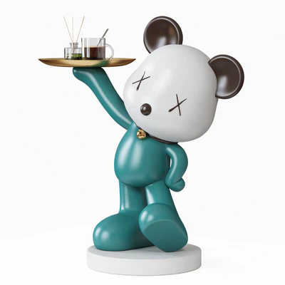 Bear sculpture tray — Ver 2
