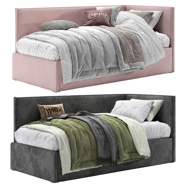 Berto Corner Bed — Скачать