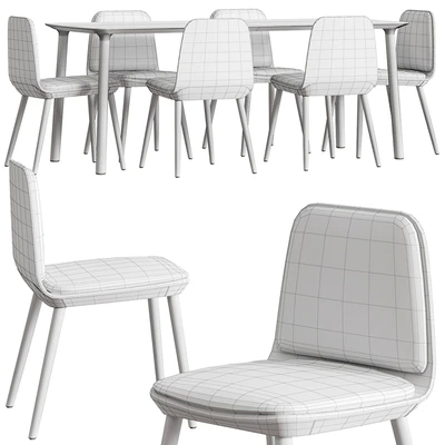 Bisell Treku 2 Pad Chair and Roll Table Dining Set — Ver 2