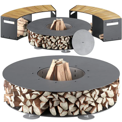 outdoor fireplace — Ver 1