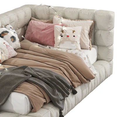 Bed Baldwin Lounge Corner Upholstered Bed 220 — View 2