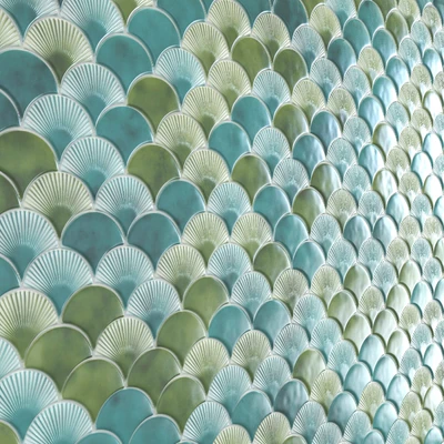 Radial Fish Scale Tiles — Ver 2