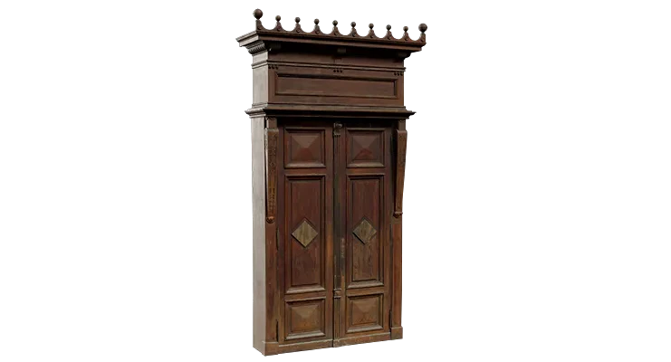 historic palace interior door wood 002 — Descargar