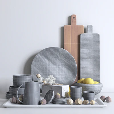 Decorative set for the kitchen # 4 — Ver 2