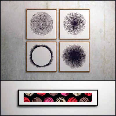 The picture in a frame: 7 piece (Collection 21) Abstract — Ver 1