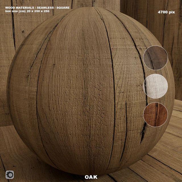 Материал дерево (бесшовный) дуб - set 123 — Скачать