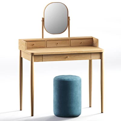 Lussan dressing table and Luxore ottoman LA REDOUTE INTERIEURS — Ver 2