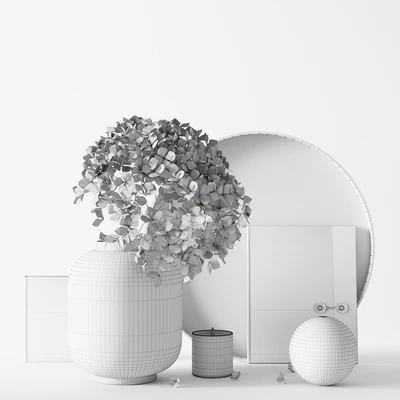Decorative set with dryed hydrangea — Вид 2