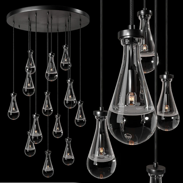 RH Rain Round Chandelier 36 — Descargar