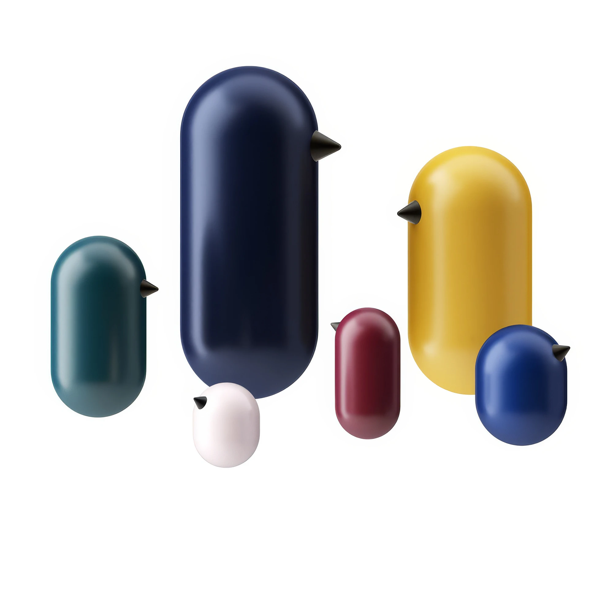 little bird decorative figures by normann copenhagen — Скачать