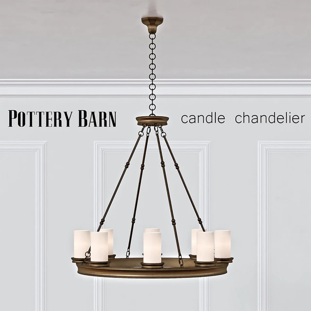 Pottery Barn Veranda Round Chandelier — Скачать