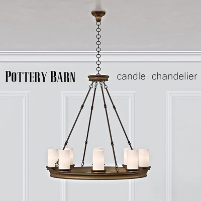 Pottery Barn Veranda Round Chandelier — Вид 1