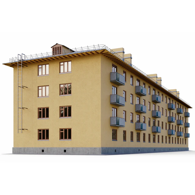 Кирпичная хрущевка серии 1-443 — Скачать