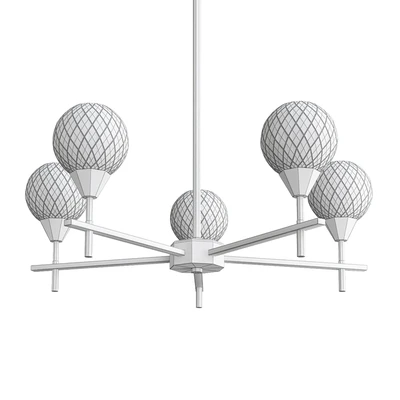 Kersey Polished Chrome 5 Light Chandelier by Elk Lighting — Ver 2