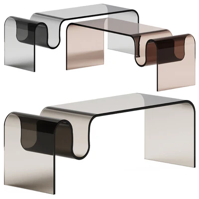 Halmar Livonia Glass Table — Ver 1