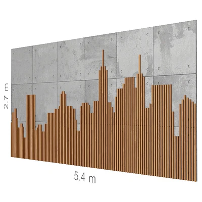 Decorative wall 9. — Ver 1