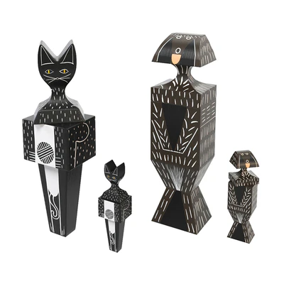 Vitra wooden doll cat and dog — Вид 1
