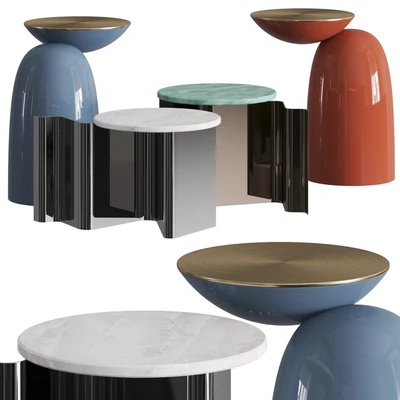 Secolo Pingu and Sketch Coffee & Side Tables — Ver 1