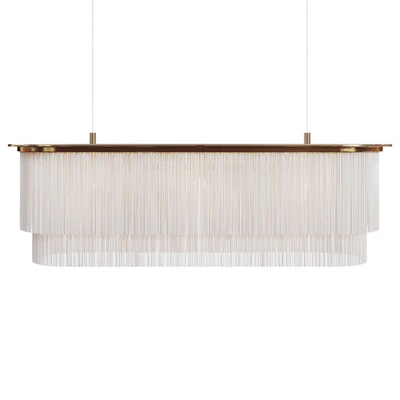 Люстра Houtique Linear Chandelier Cream — Вид 2
