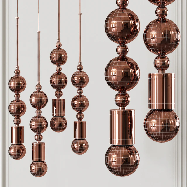 Подвесной светильник Beaded Pendant Lamp Spheres — Скачать