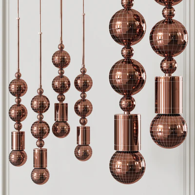 Подвесной светильник Beaded Pendant Lamp Spheres — Вид 2