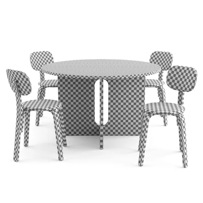 Afteroom Plus Chair + Androgyne Table by MENU — Вид 2
