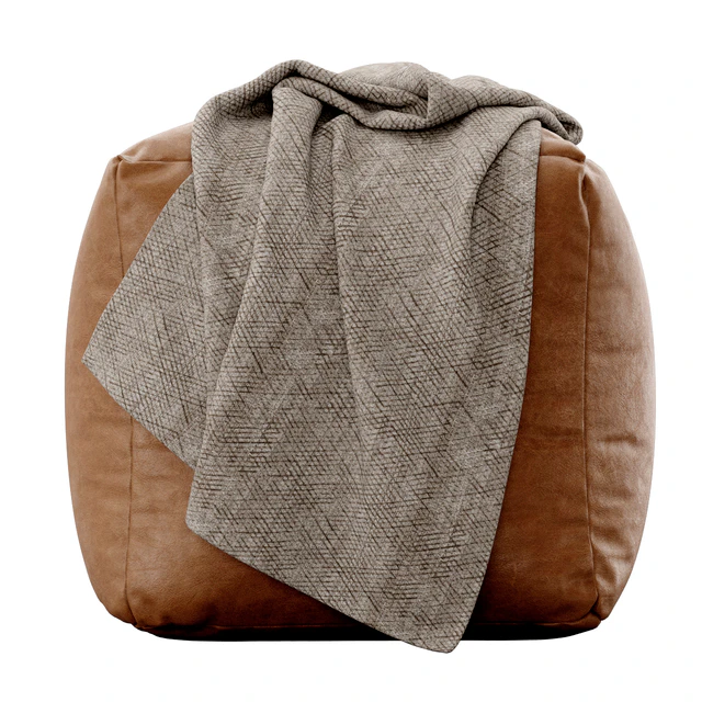 Moroccan Leather pouf — Скачать