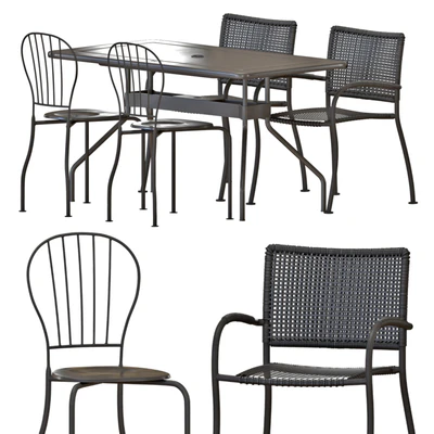 IKEA VIHOLMEN Table And Chairs — descargar
