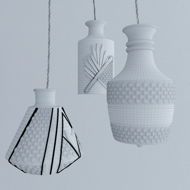 Restaurant Bar creative fashion bottle chandelier — Descargar