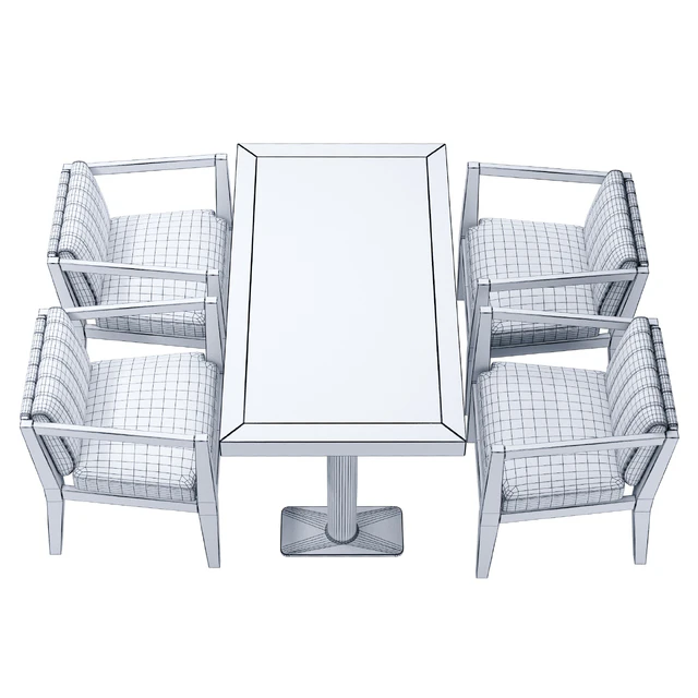 Berba group Chairs and table in a cafe — Descargar