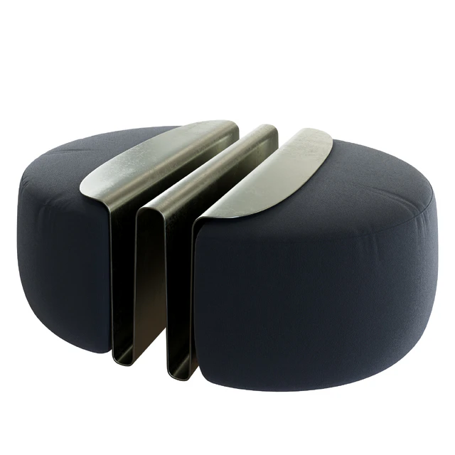 Natuzzi WAVE Pouf — Descargar