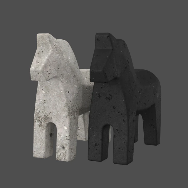 Бетонные статуэтки Dala Horse — Скачать