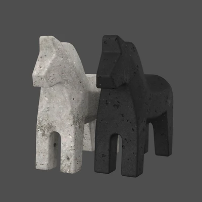 Бетонные статуэтки Dala Horse — Вид 1
