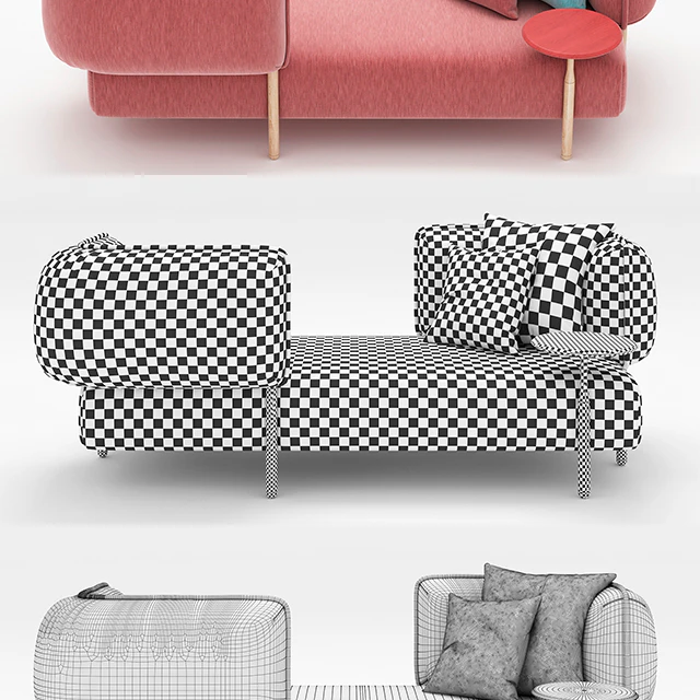 Tender daybed+bench, vis-a-vis — Скачать