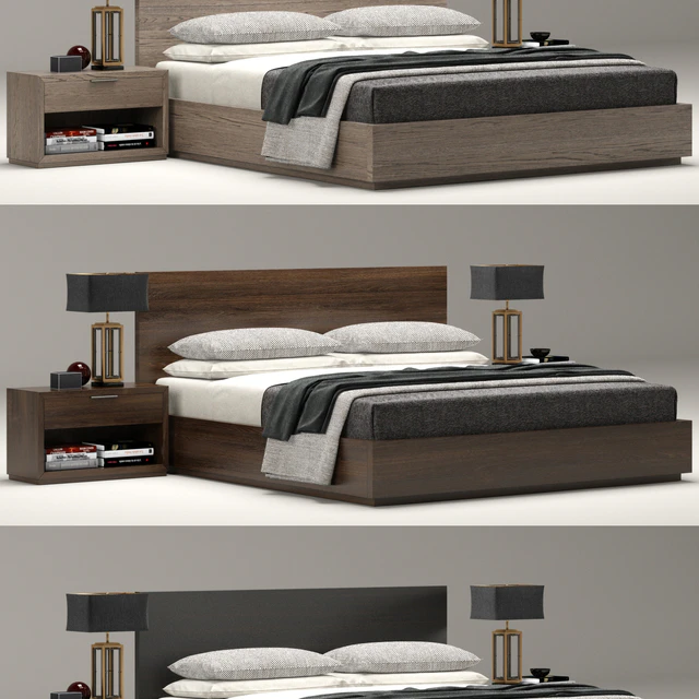 RH Modern Machinto bed — Descargar