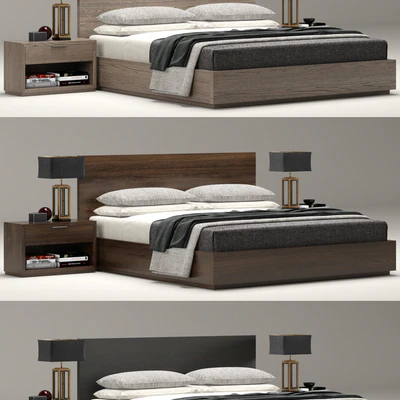 RH Modern Machinto bed — Ver 2