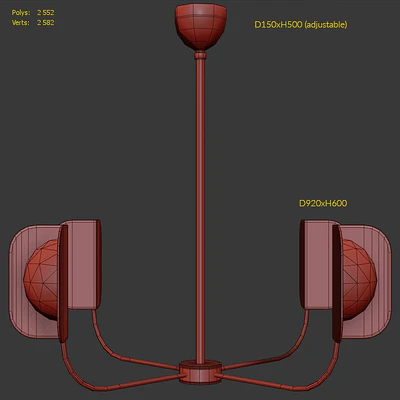 MM Lampadari Leaf 7208 4 — Ver 2
