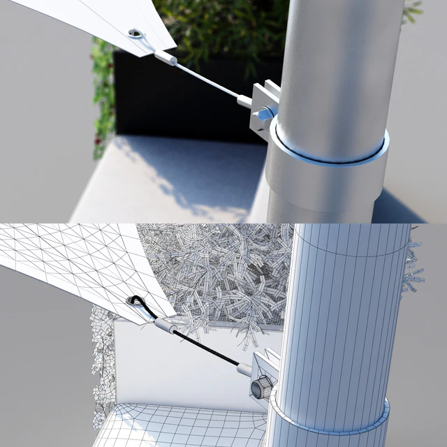 Outdoor furniture, sun protection system (awning) — Descargar