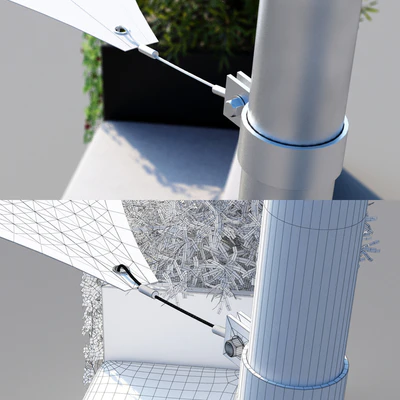 Outdoor furniture, sun protection system (awning) — Ver 2
